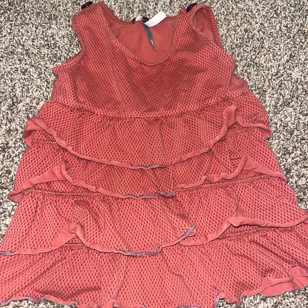 Matilda Jane Garnet Red Lizzy sleeveless top shirt You & Me size 4 - Picture 2 of 4